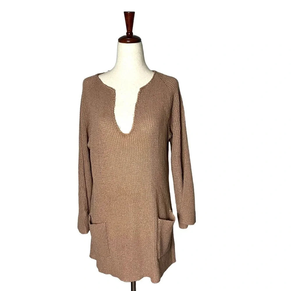 Vintage 60s Tunic‎ Sweater Medium